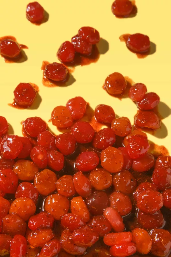 Gushers candies covered in RefiSnacks chamoy paste