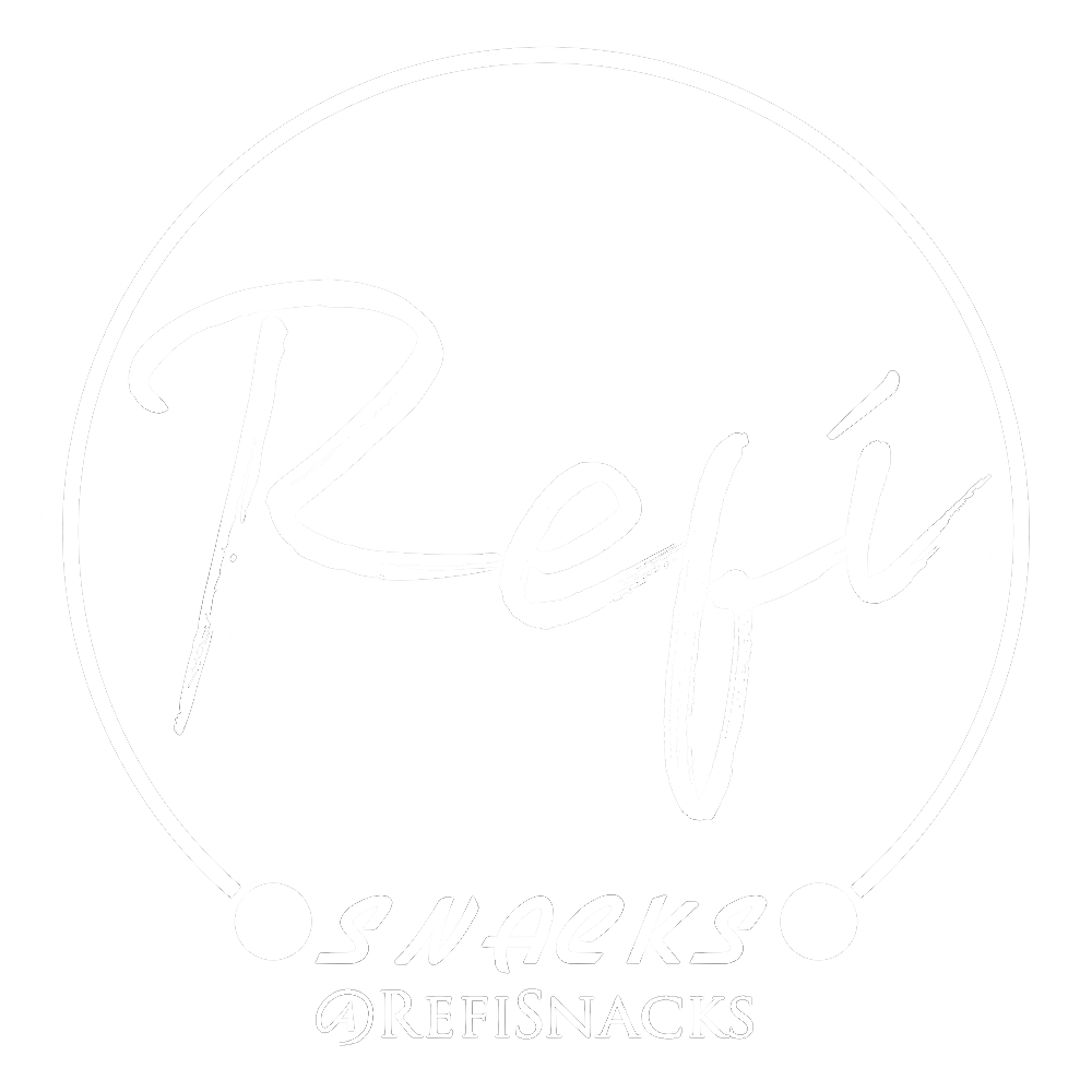 RefiSnacks white logo